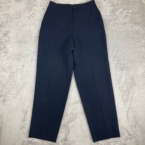 Jones New York Platinum Petite Navy Blue Dress Pants Career‎ 6P